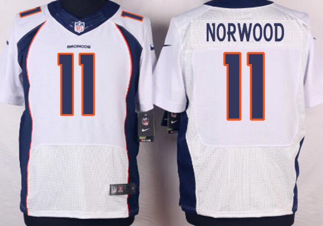 Nike Denver Broncos 11 norwood white nfl elite Jerseys