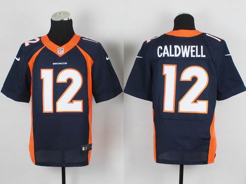 Nike Denver Broncos 12 Caldwell blue elite nfl Jerseys