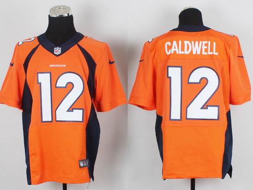 Nike Denver Broncos 12 Caldwell orange elite nfl Jerseys