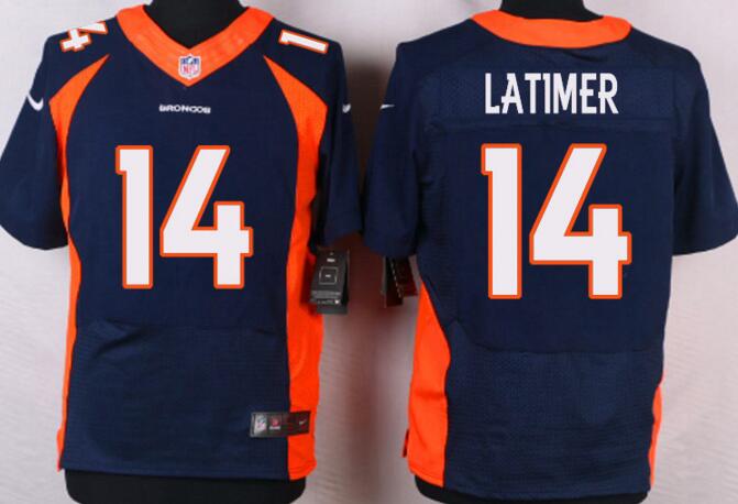 Nike Denver Broncos 14 Cody Latimer Elite blue nfl Jersey