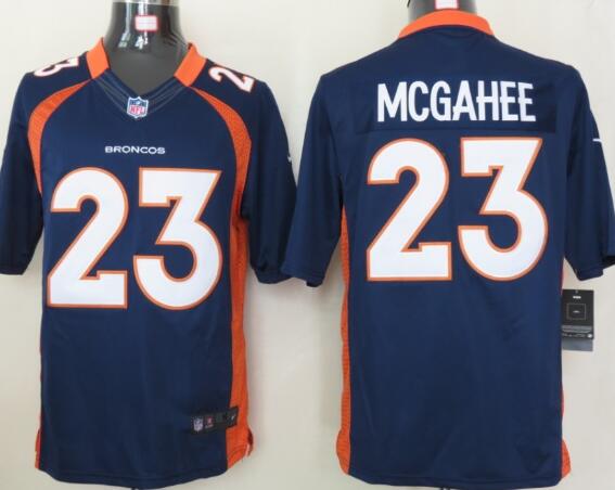 Nike Denver Broncos 23 Mcgahee Blue Limited Jerseys