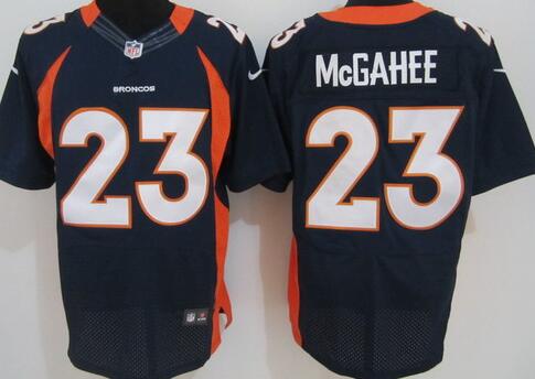 Nike Denver Broncos 23 Willis McGahee Elite blue NFL Jerseys