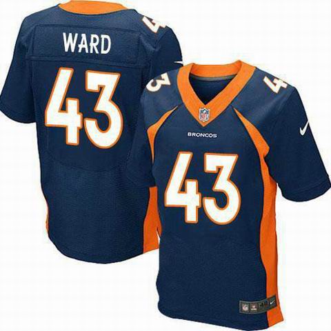 Nike Denver Broncos 43 T.J. Ward blue elite nfl Jerseys