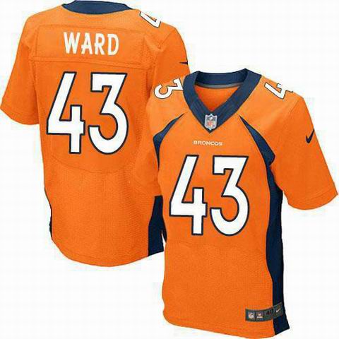 Nike Denver Broncos 43 T.J. Ward orange elite nfl Jerseys