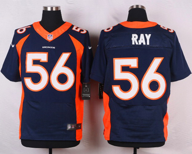 Nike Denver Broncos 56 Shane Ray Blue Men Stitched NFL New Elite Jersey