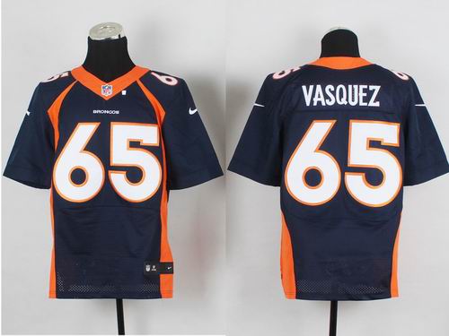 Nike Denver Broncos 65 Louis Vasquez blue Elite nfl Jerseys