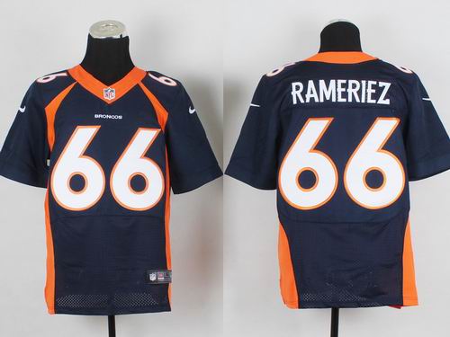 Nike Denver Broncos 66 Manny Ramirez blue elite NFL Jerseys