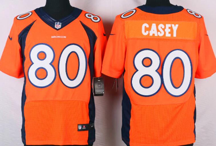 Nike Denver Broncos 80 James Casey orange Elite nfl Jerseys