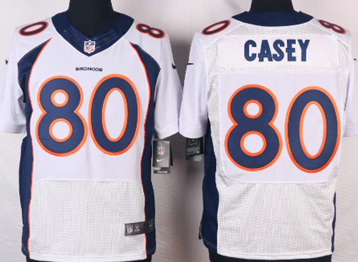 Nike Denver Broncos 80 James Casey white Elite nfl Jerseys