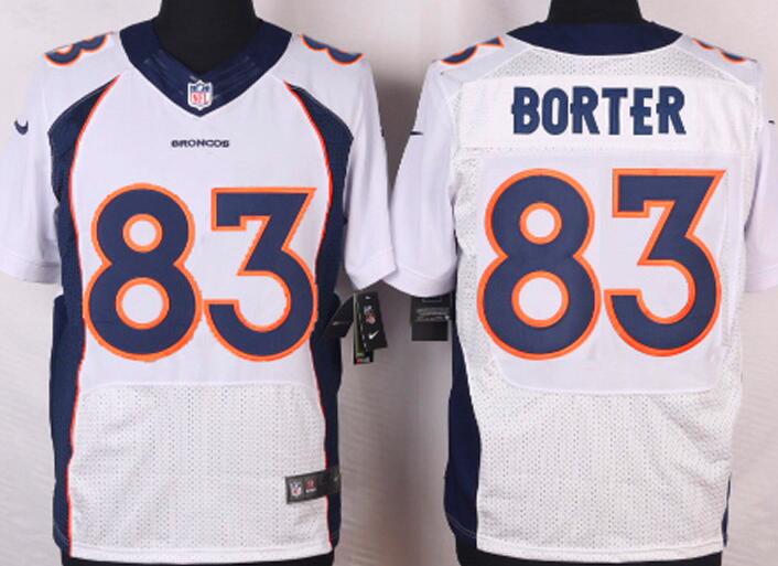 Nike Denver Broncos 83 Borter elite white NFL Jerseys