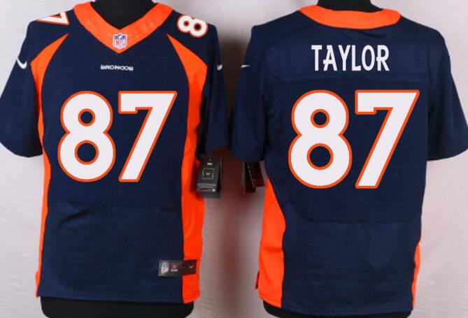 Nike Denver Broncos 87 taylor blue elite NFL football Jerseys