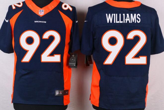 Nike Denver Broncos 92 WILLIAMS Elite blue NFL Jerseys