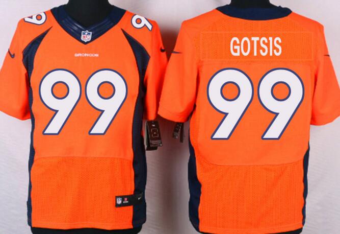 Nike Denver Broncos 99 Adam Gotsis orange elite nfl jersey