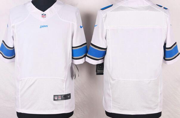 Nike Detroit Lions Blank White Jersey