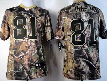 Nike Detroit Lions Calvin Johnson 81# Elite Camo Jersey