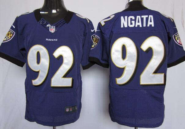 Nike Elite Baltimore Ravens 92 Haloti Ngata purple NFL Jerseys