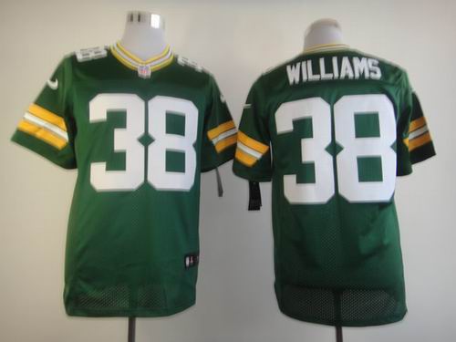 Nike Green Bay Packers 38 Tramon Williams Elite Green NFL Jerseys