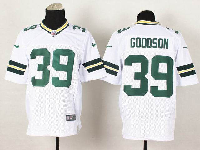 Nike Green Bay Packers 39 Demetri Goodson white elite NFL Jerseys