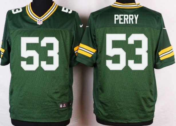 Nike Green Bay Packers 53 Nick Perry Elite green NFL Jerseys