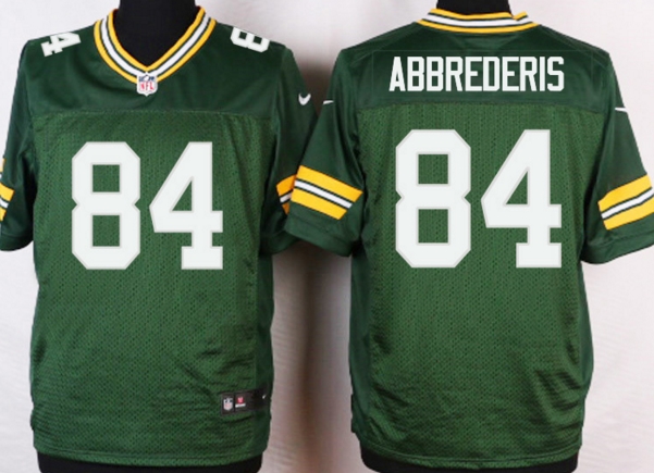 Nike Green Bay Packers 84 Jared Abbrederis Green NFL Elite Jersey