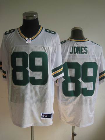 Nike Green Bay Packers 89 JAMES JONES white elite NFL Jerseys