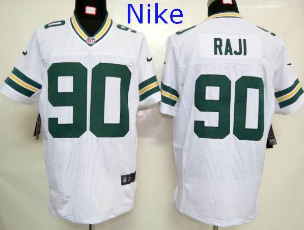 Nike Green Bay Packers 90 B.J. Raji Elite NFL Jerseys White