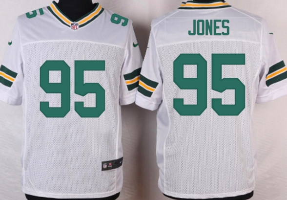 Nike Green Bay Packers 95 JONES white men elite NFL football Jerseys