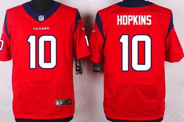 Nike Houston Texans 10 DeAndre Hopkins men red Elite nfl football Jerseys