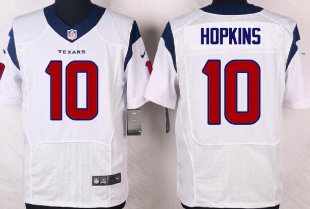 Nike Houston Texans 10 DeAndre Hopkins men white Elite nfl football Jerseys