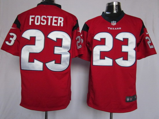 Nike Houston Texans 23 Arian Foster Limited Red NFL Jerseys