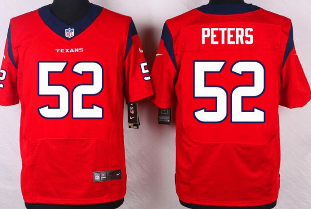 Nike Houston Texans 52 Brian Peters Elite red men football NFL Jerseys