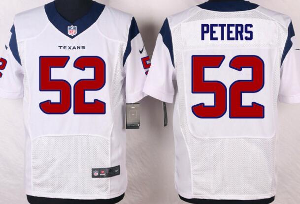Nike Houston Texans 52 Brian Peters Elite white men football NFL Jerseys