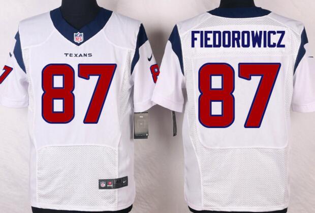 Nike Houston Texans 87 C.J. Fiedorowicz white men elite nfl football Jerseys