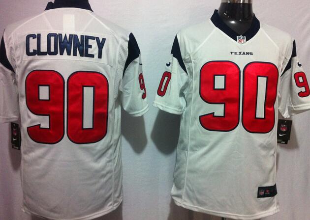 Nike Houston Texans 90 Jadeveon Clowney red game Jersey