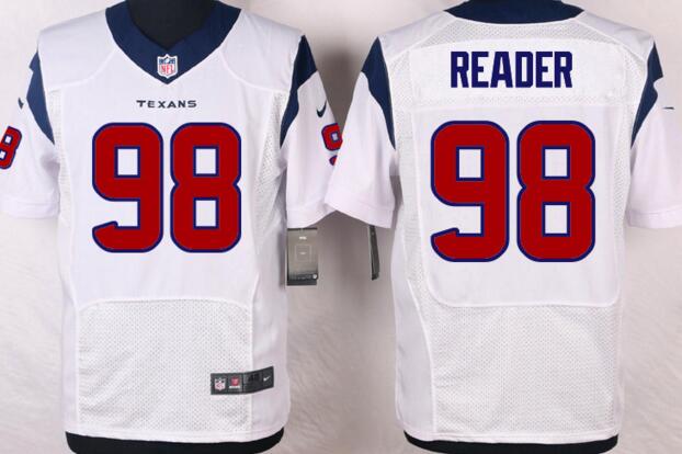 Nike Houston Texans 98 DJ Reader men Elite white NFL football Jerseys