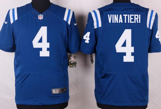 Nike Indianapolis Colts 4 Adam Vinatieri blue