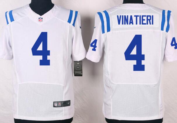 Nike Indianapolis Colts 4 Adam Vinatieri white men nfl football Elite Jerseys