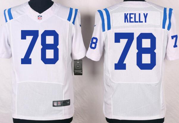 Nike Indianapolis Colts 78 Ryan Kelly elite men white NFL football Jerseys