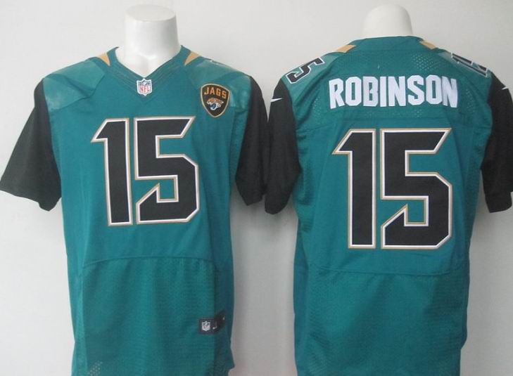 Nike Jacksonville Jaguars 15 Allen Robinson Green Elite NFL Jerseys