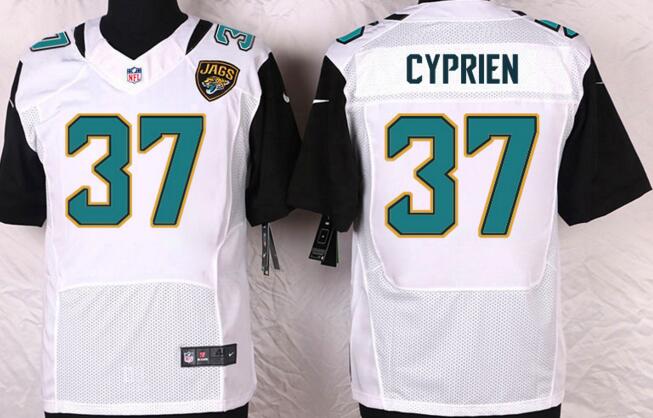 Nike Jacksonville Jaguars 37 John Cyprien elite white NFL Jersey