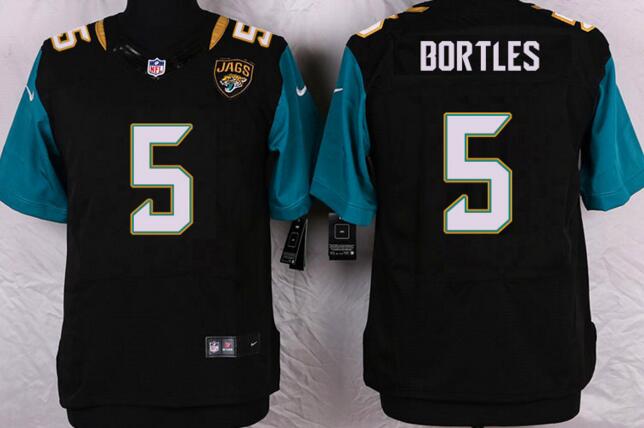 Nike Jacksonville Jaguars 5 Blake Bortles Black NFL Jerseys