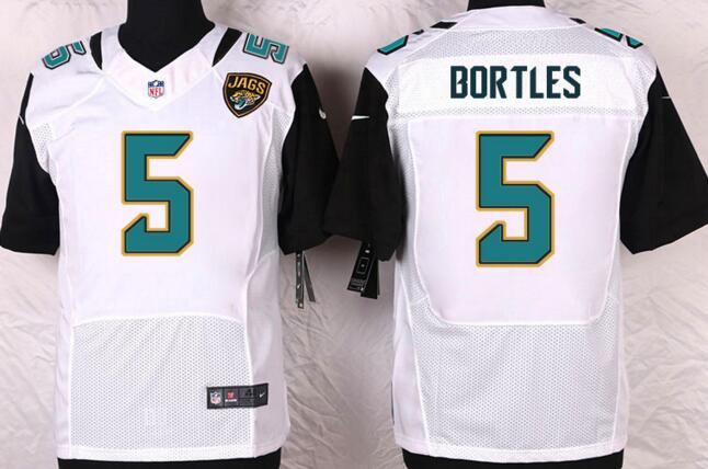 Nike Jacksonville Jaguars 5 Blake Bortles White NFL Jerseys