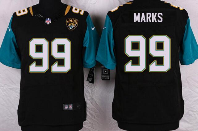 Nike Jacksonville Jaguars 99 Sen'Derrick Marks Elite Black Alternate NFL football Mens Jersey