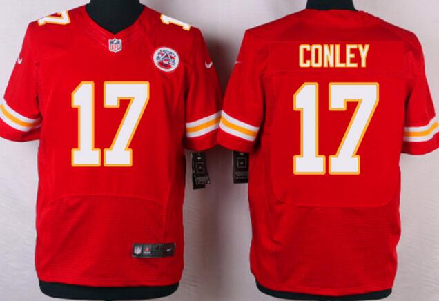 Nike Kansas City Chiefs 17 Chris Conley elite men Red NFL football Jerseys