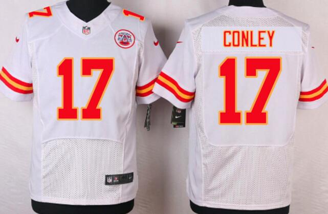 Nike Kansas City Chiefs 17 Chris Conley elite men white NFL football Jerseys
