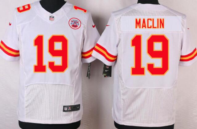 Nike Kansas City Chiefs 19 Jeremy Maclin elite men white NFL football Jerseys