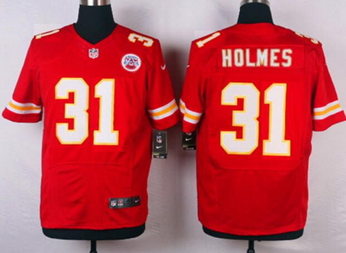 Nike Kansas City Chiefs 31 Priest Holmes Red elite nfl Jersey