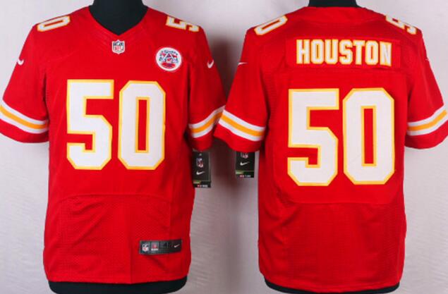 Nike Kansas City Chiefs 50 Justin Houston Elite Red NFL Jersey