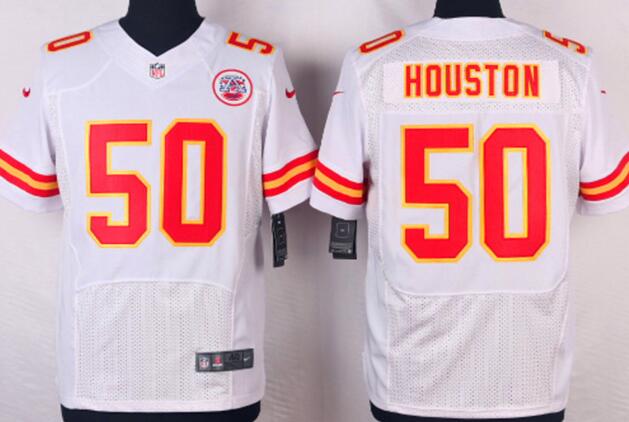 Nike Kansas City Chiefs 50 Justin Houston Elite white NFL Jersey
