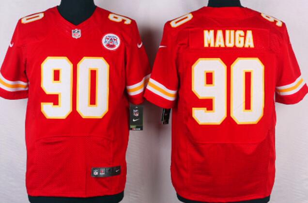 Nike Kansas City Chiefs 90 Josh Mauga Elite red NFL Jerseys